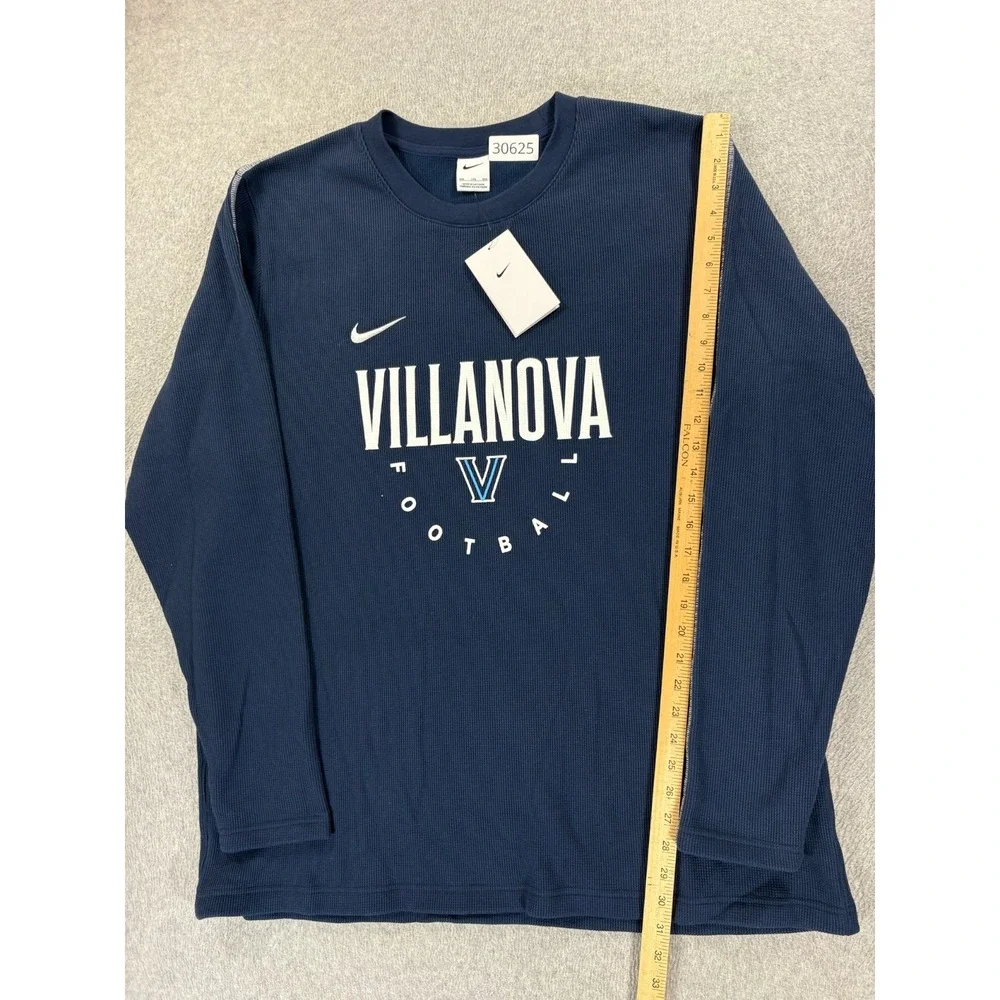 NWT Villanova Wildcats Nike Football Screened Campus Crew Shirt (Men's 2XL) Blue
